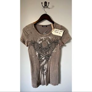 Women’s T-Shirt with Rhinestones - $6 Medium